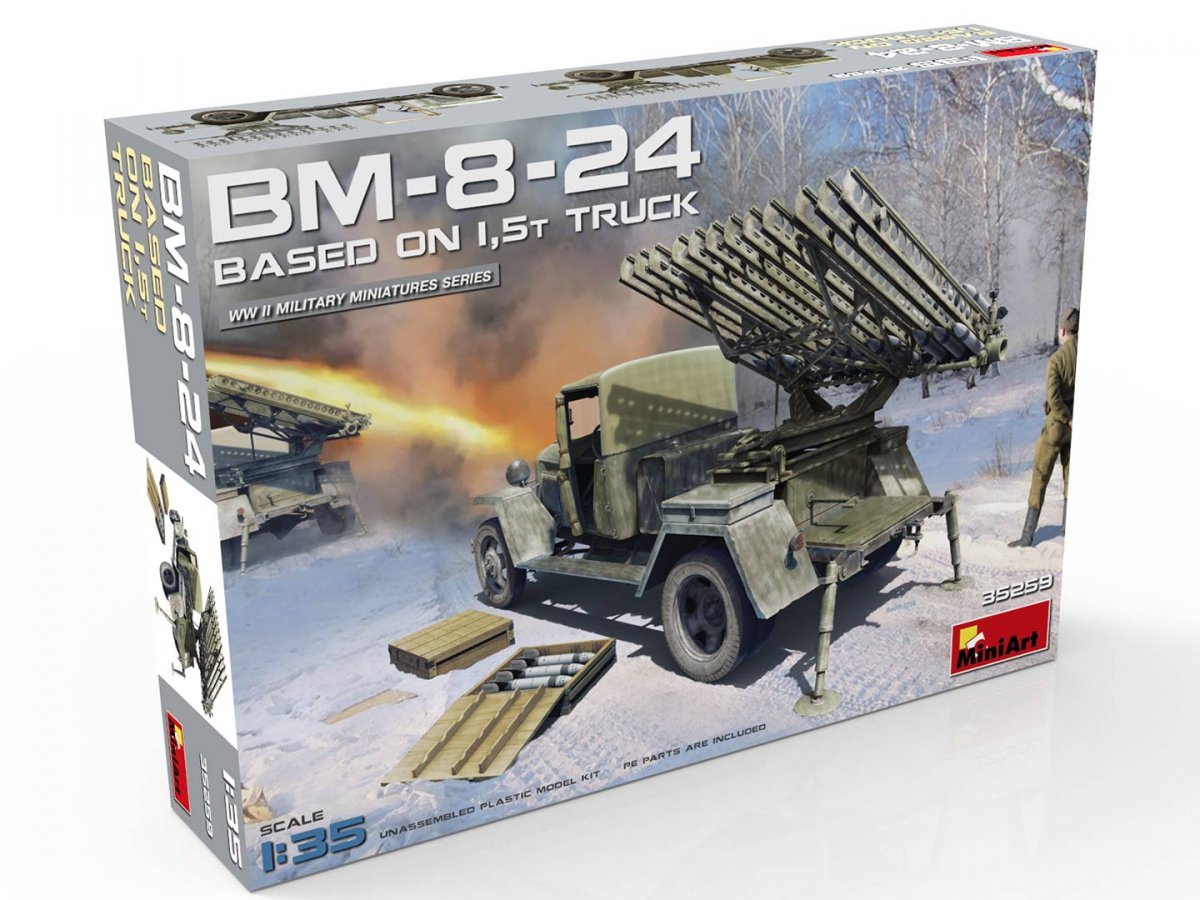 MiniArt 35259 Soviet Rocket Launcher BM-8-24 1/35 – imagen 2