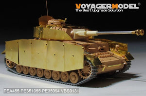 Voyager modèle PEA455 Panzer allemand de la seconde guerre mondiale.IV Ausf.H première version Schurzen (GP) 1/35 – image 2