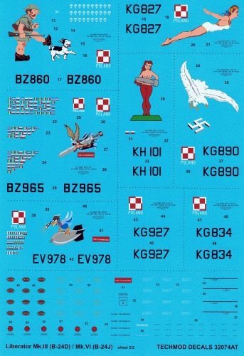 Techmod 32074 - B-24 Liberator 1/32 – image 3