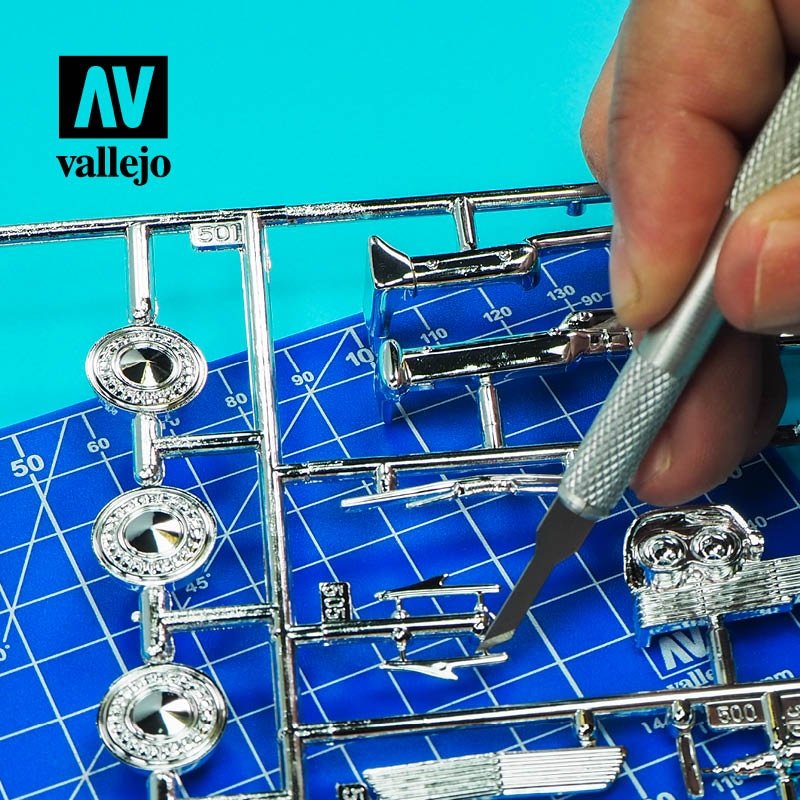 Vallejo T06005 Set of 5 Blades – #68 Stencil blades – imagen 2