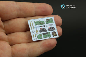 Quinta Studio QD72042 Spitfire Mk.IX 3D-Printed &amp;amp; coloured Interior on decal paper (Eduard) 1/72 – zdjęcie 3