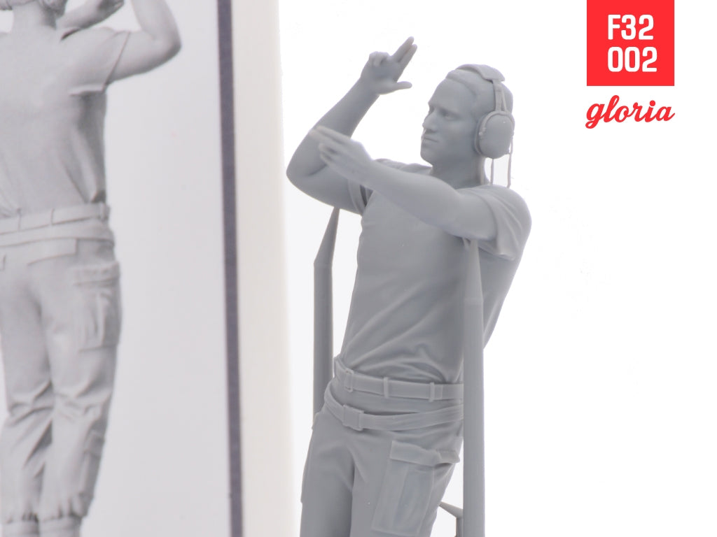 Gloria F32002 Ground Crew US Air Force vol.2 3D Printed Figures 1/32 – imagen 4