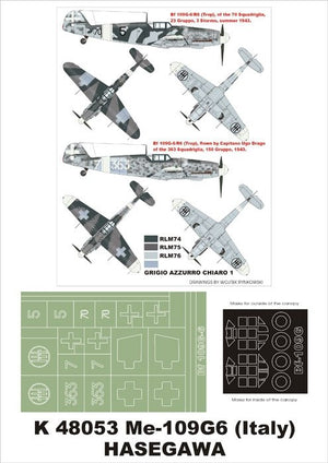 Montex K48053 Bf-109G6 (Italy) 1/48