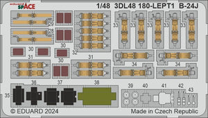 Eduard 3DL48180 B-24J SPACE HOBBY BOSS 1/48 – imagen 3