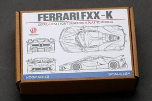 Hobby Design HD02-0343 Ferrari FXX K - Kit de détails pour Tamiya 24343 1/24