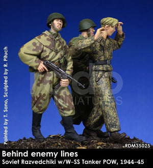 RADO Miniatures RDM35025 Soviet Razvedchiki w/W-SS tanker POW, (1944-45) 1/35 – imagen 5