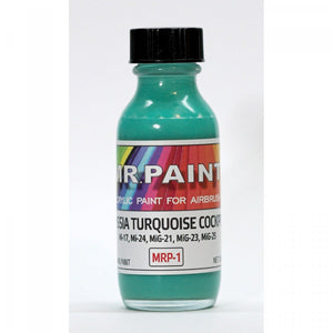 MR. Paint MRP-001 Russia Turquoise cockpit Mi-17/24, MIG-21/23/25/31 30ml – Bild 2