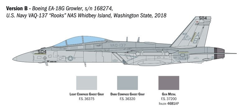 Italeri 2824 EA-18G Growler 1/48 – zdjęcie 5