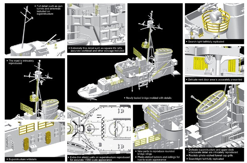 Dragon 1064 German Z-26 Destroyer 1/350 – immagine 3