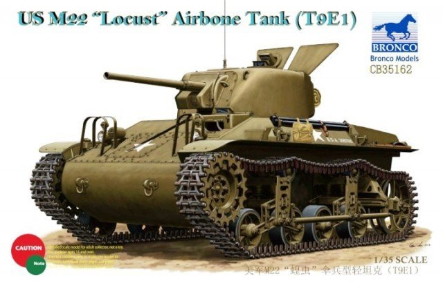 Bronco CB35162 US M22 Locust - Airborne Tank (T9E1) 1/35