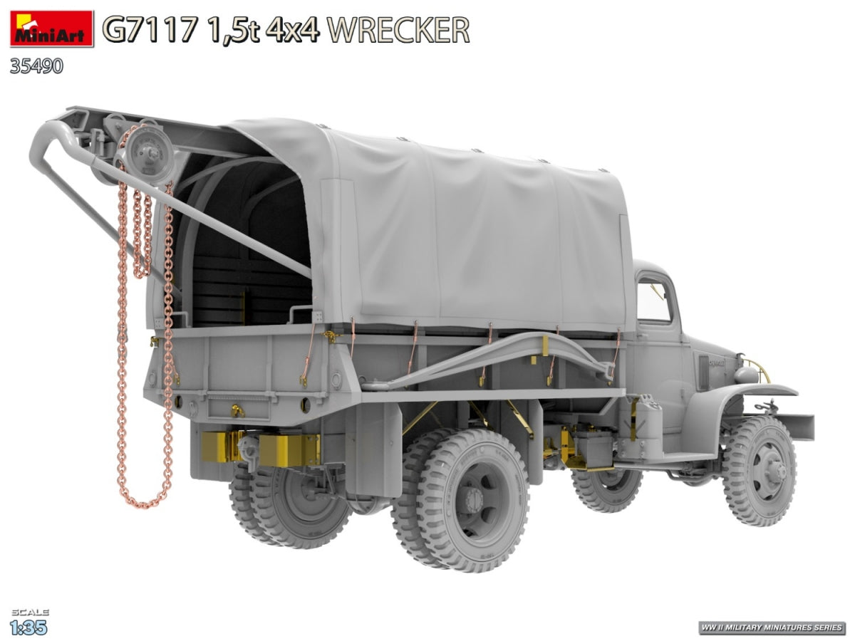 MiniArt 35490 G7117 1,5t 4x4 Wrecker 1/35 – imagen 5