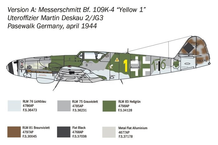 Italeri 2805 Bf 109 K-4 1/48 – imagen 8