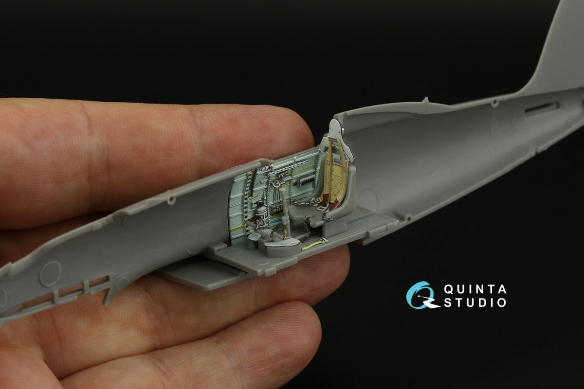 Quinta Studio QD48389 Macchi C.202 Folgore Early 3D-Printed &amp;amp; coloured Interior on decal paper (Hasegawa/Eduard) 1/48 – imagen 10
