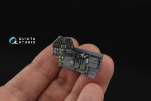 Quinta Studio QD48587 P-40E Warhawk 3D-Printed &amp;amp; coloured Interior on decal paper (Eduard) 1/48 – Bild 7