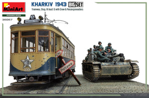 Miniart 36067 Kharkiv 1943: Tram &amp;amp; Stug. III Ausf. G w/Crew. BIG SET 1/35 – Bild 6