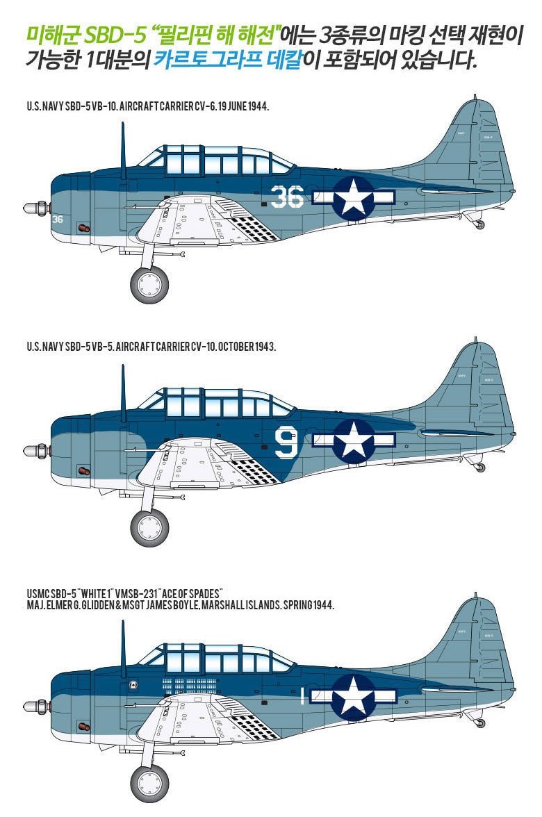 Academy 12329 USN SBD-5 Battle of the Philippine Sea&amp;quot; 1/48 – zdjęcie 2