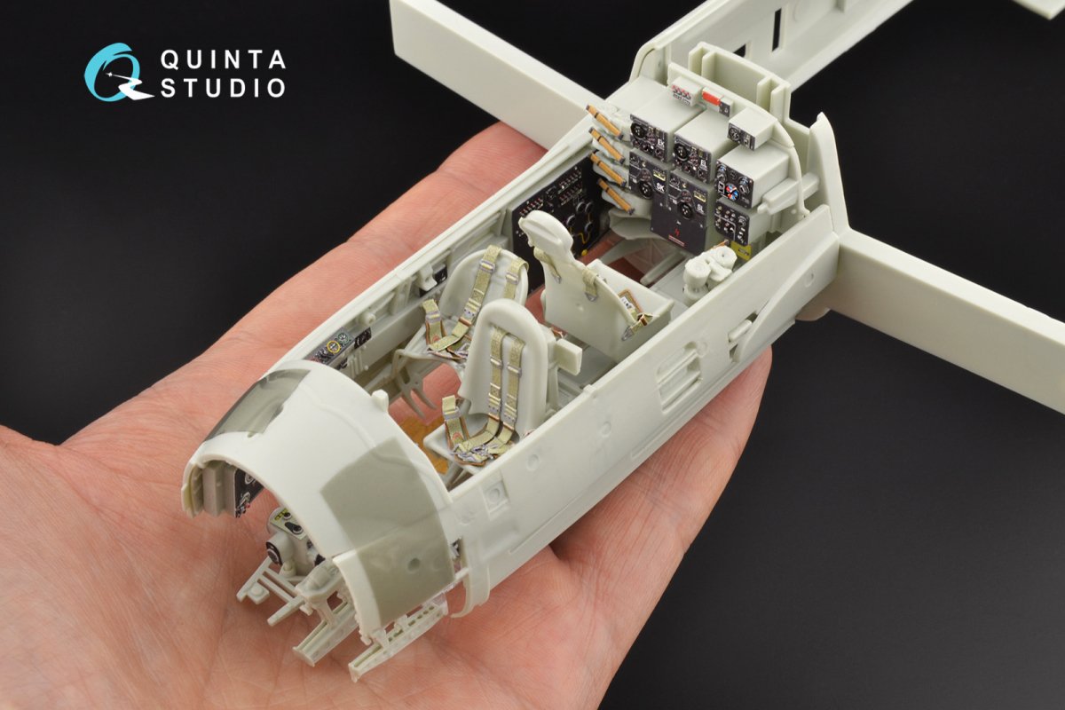 Quinta Studio QD32084 Ju 88A-1 3D-Printed &amp;amp; coloured Interior on decal paper ( Revell ) 1/32 – Bild 9