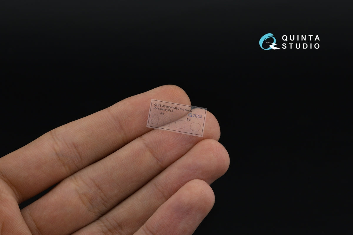 Quinta Studio QD+48485 F-4B Phantom II 3D-Printed &amp;amp; coloured Interior on decal paper (Academy) (with 3D-printed resin parts) 1/48 – Bild 10