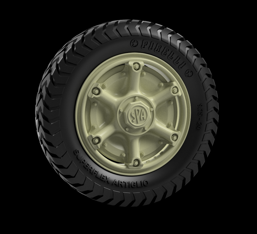 Panzer Art RE35-805 Autoblinda 40/41 Road wheels (Pirelli Artigio) 1/35 – imagen 2