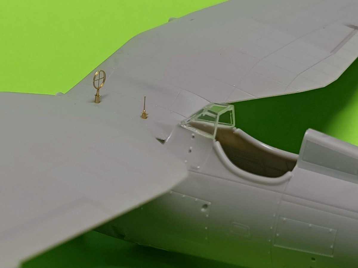 Master AM-48-160 PZL P.11c - detail set - wz. 33 rifle barrels, sights and Venturi nozzle 1/48 – image 7