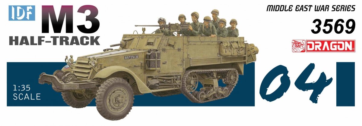 Dragon 3569 IDF M3 Half-Track 1/35 