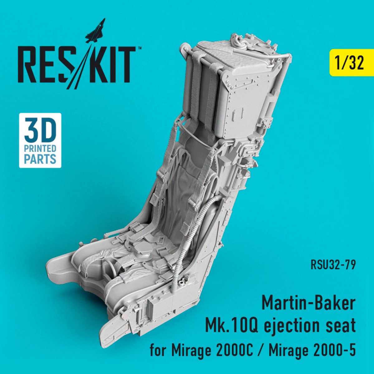 RESKIT RSU32-0079 MARTIN-BAKER MK.10Q EJECTION SEAT FOR MIRAGE 2000C/MIRAGE 2000-5 1/32 – imagen 2