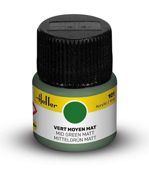 Heller 9101 101 Vert moyen - Mat 12 ml