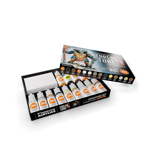 AK Interactive AK11779 CARLOS TOBES – COFFRET SIGNATURE 3G – 14 COULEURS ET 1 FIGURINE – image 3