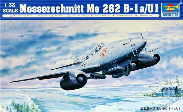 Trumpeter 02237 Messerschmitt Me 262 B-1a/U1 1/32
