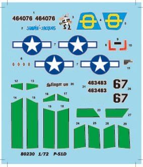 Hobby Boss 80230 P-51D Mustang 1/72 – immagine 2