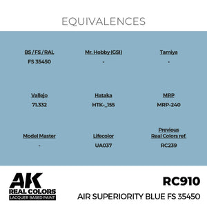 AK Interactive RC910 Air Superiority Blue FS 35450 17 ml – zdjęcie 3