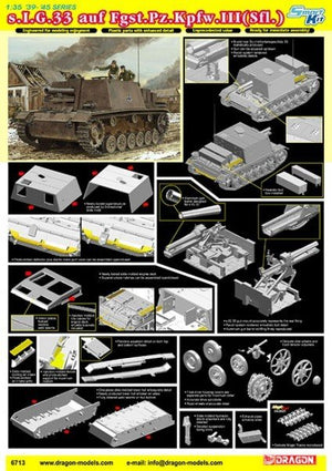 Dragon 6713 s.I.G.33 auf Fgst.Pz.Kpfw.III 1/35 – immagine 2