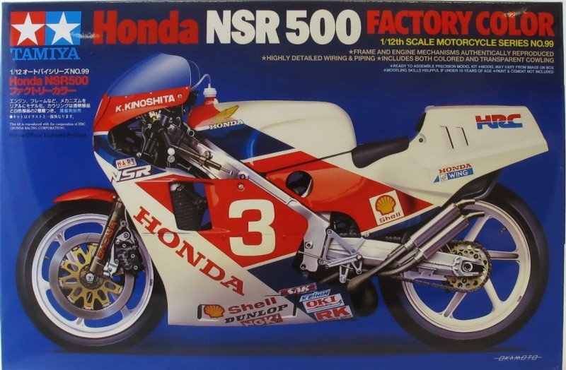 Tamiya 14099 Honda NSR 500 Couleur d'usine 1/12 