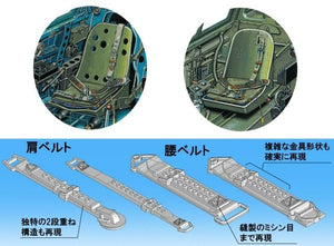 Fine Molds NC02 IJN Aircraft Seatbelt Set 1/48 – imagen 3