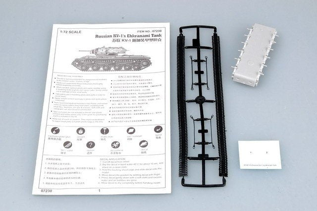 Trumpeter 07230 Soviet KV-1S Ehkranami 1/72 – imagen 3