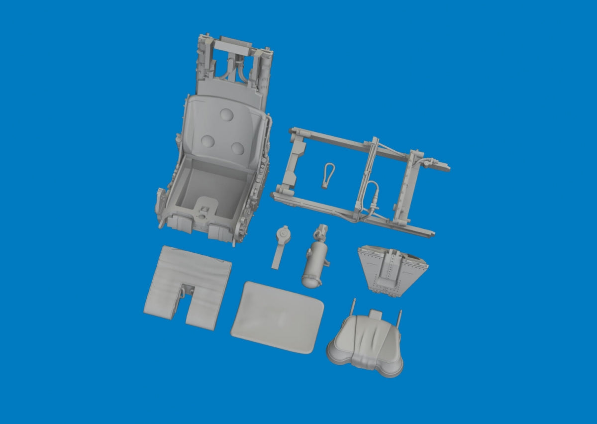 Eduard 6481086 F-35C seat PRINT Tamiya 1/48 – imagen 3