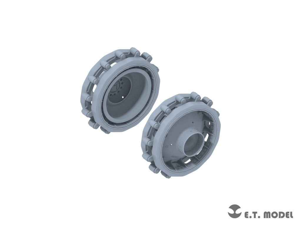 E.T. Model P35-060 WWII German Sd.Kfz.7(8t) Sprockets &amp;amp; Track links ( 3D Printed ) 1/35 – immagine 2