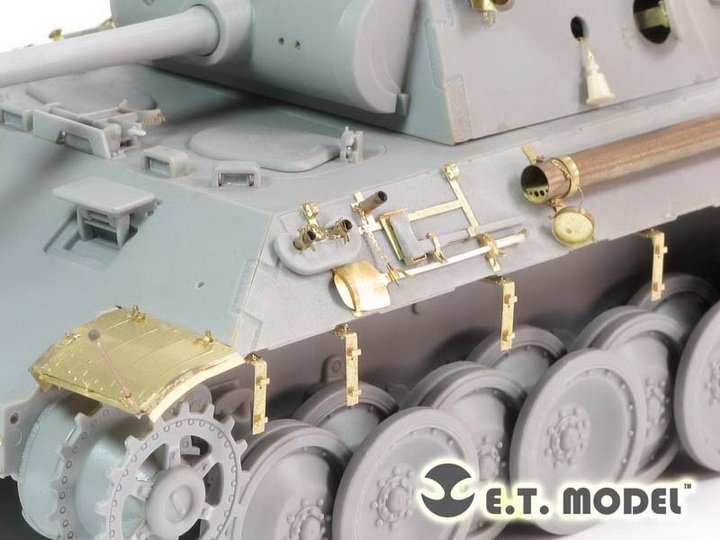 E.T. Model E35-124 WWII German Panther D Basic (For DRAGON Smart Kit) 1/35 – imagen 7