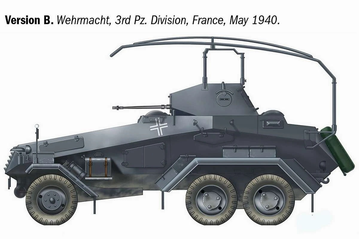 Italeri 97032 Sd.Kfz. 232 6 Rad. 1/72