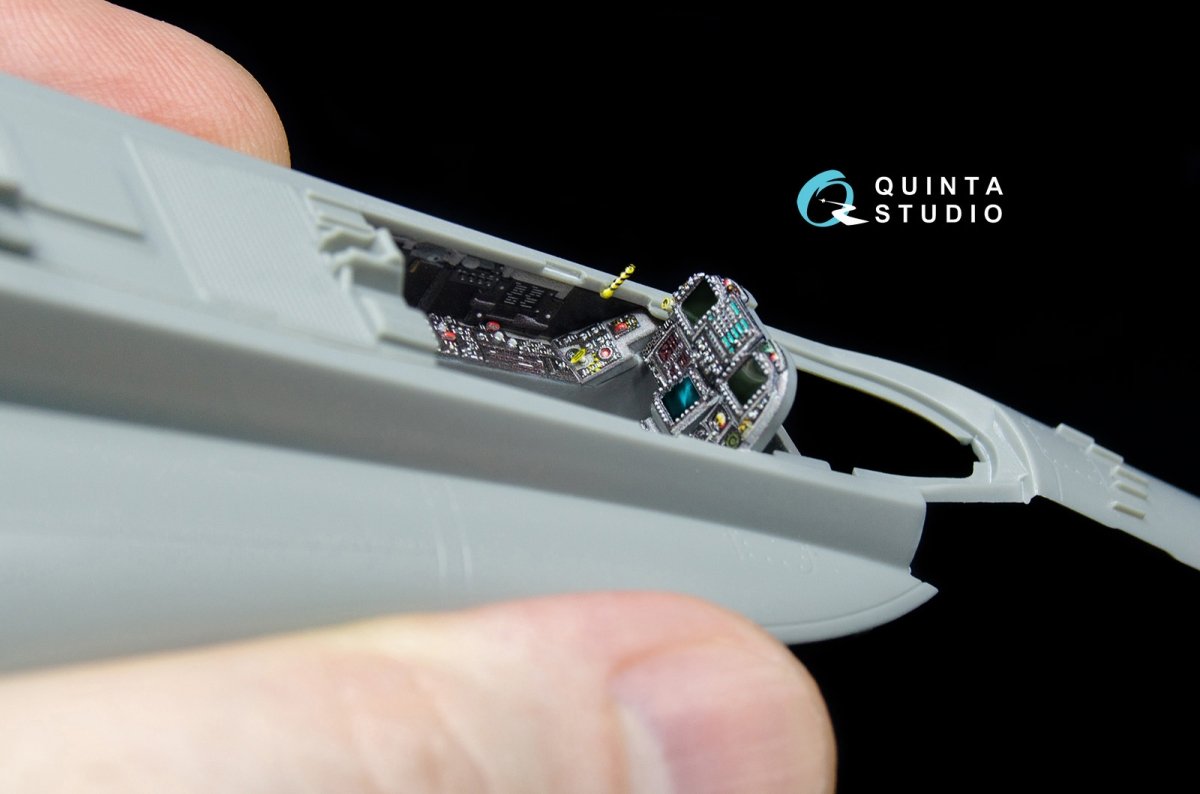 Quinta Studio QD48040 F/A-18С (late) 3D-Printed &amp;amp; coloured Interior on decal paper (for Kinetic) 1/48 – Bild 2
