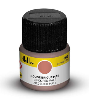 Heller 9070 070 Rouge brique - Mat 12 ml