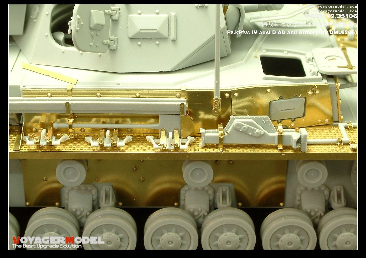 Voyager Model PE35102 Pz.KPfw. IV Ausf D For DRAGON 6265 1/35 – immagine 7