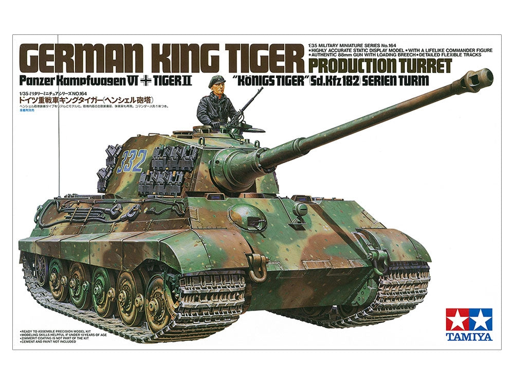 Tourelle de production Tamiya 35164 King Tiger (1/35) – image 2