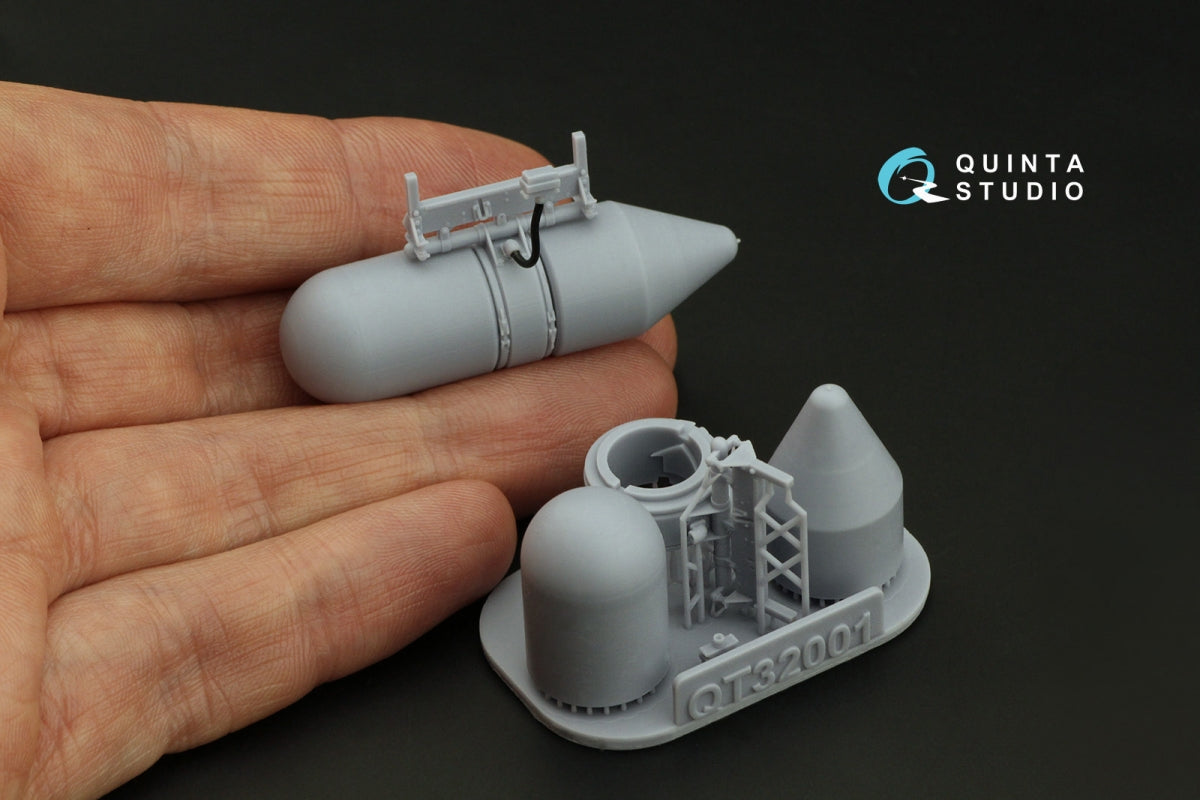 Quinta Studio QT32001 AN/APS-4 Radar Pod (All kits) 1/32 – imagen 7