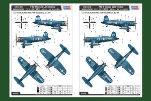 Hobby Boss 80387 F4U-4 Corsair Late version 1/48 – zdjęcie 2