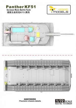 Vespid Models VS720029 Panther KF51 MBT 1/72 – imagen 5