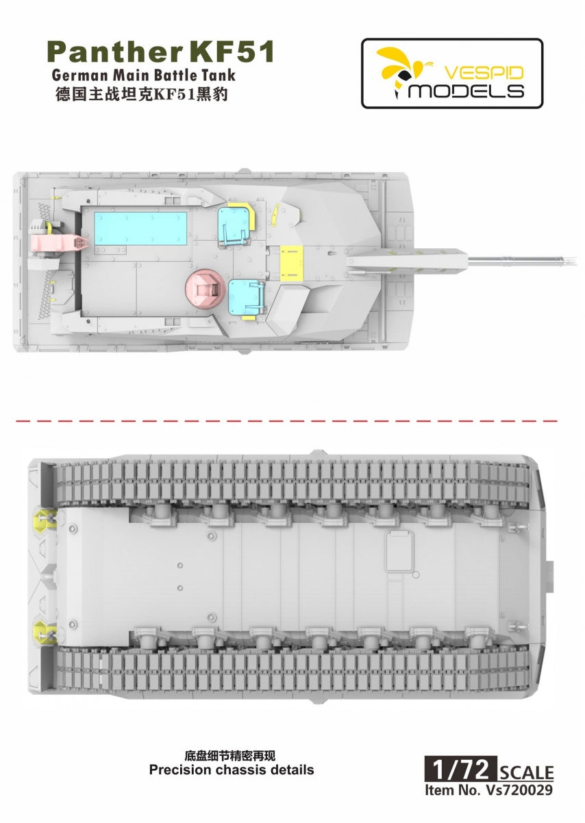 Vespid Models VS720029 Panther KF51 MBT 1/72 – imagen 5