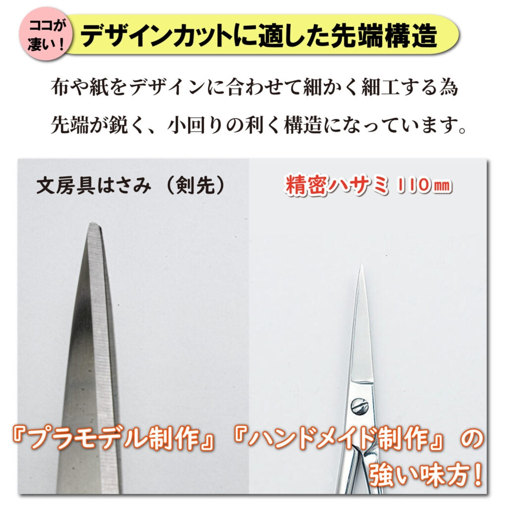 Mineshima TM-30 Precision scissors 110mm (straight) / Precyzyjne nożyczki proste – Bild 3
