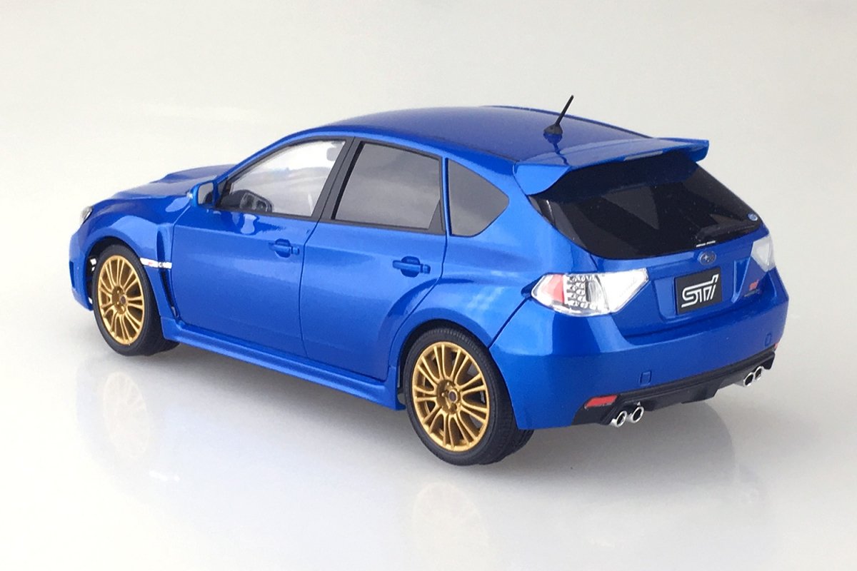 Aoshima 00491 Subaru GRB Impreza WRX Mica Blu 1/24 – imagen 3