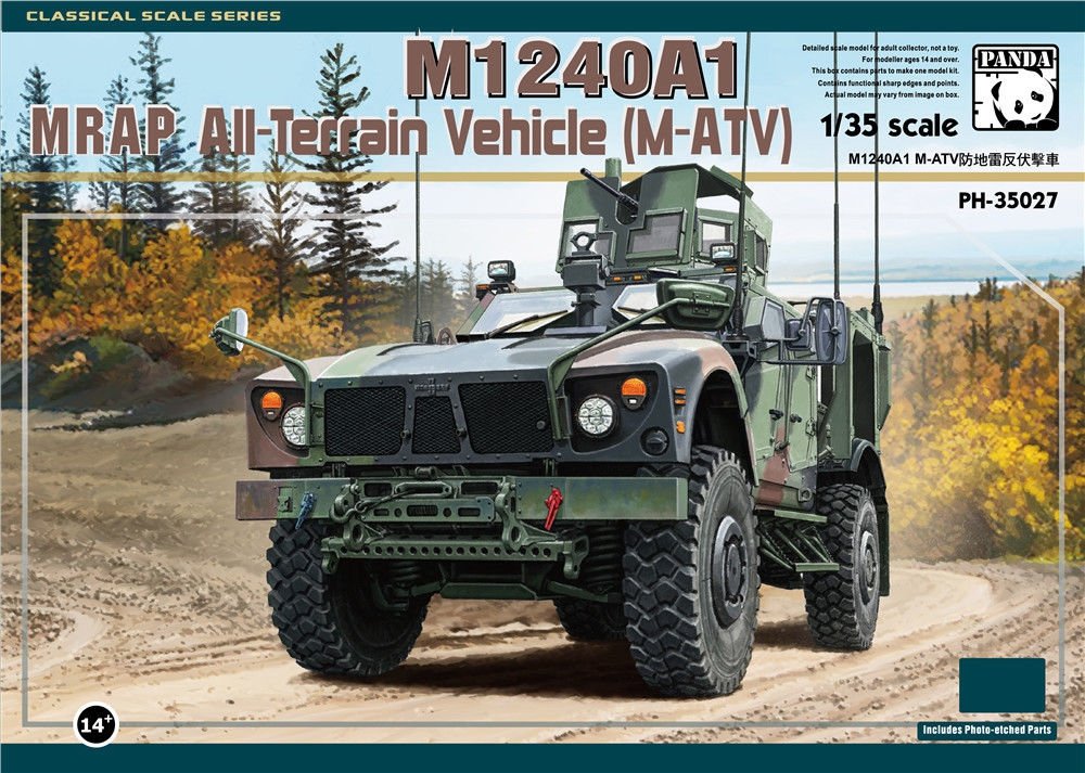 Panda Hobby 35027 M1240A1 Véhicule tout-terrain MRAP (M-ATV) (1/35) 